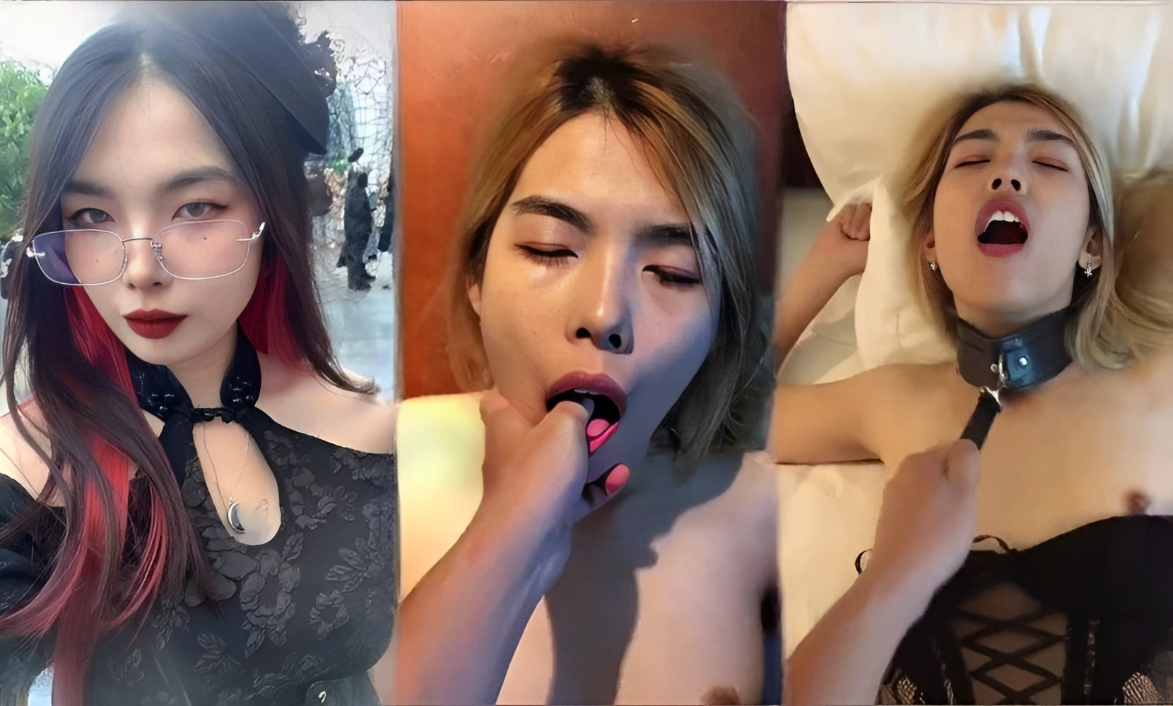 Elena black và bạn trao trong khách sạn